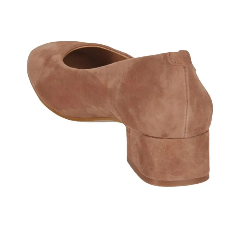 JB MARTIN Virginia Chunky Heel High Heels 4cm Women's Light Brown-4