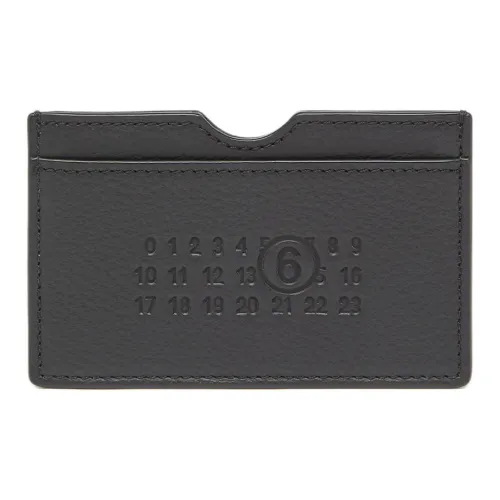 MM6 Maison Margiela Rectangular Shaped Logo Embossed Cardholder