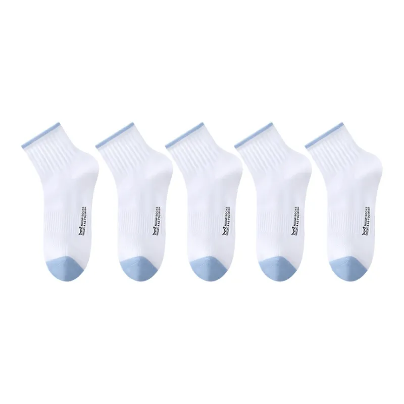 MIIOW Cool One Summer Series Mid Calf Socks Men's 5 Pack-0