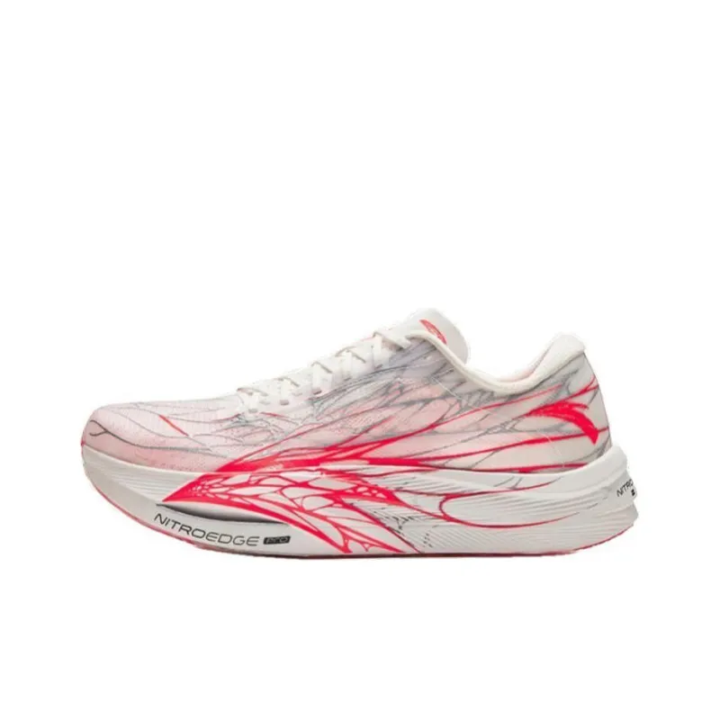 Anta C202 5 GT Cushioning Wear Resistant Low Top Running Shoes Men's White Red-0