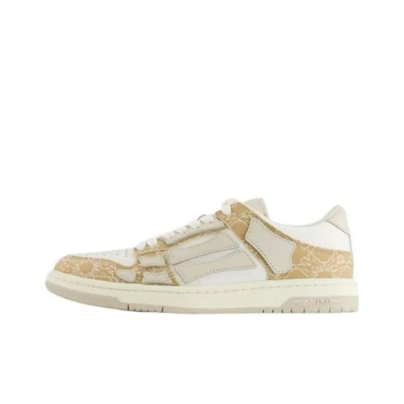 AMIRI Low Top Skateboard Shoes Men's Yellow-0