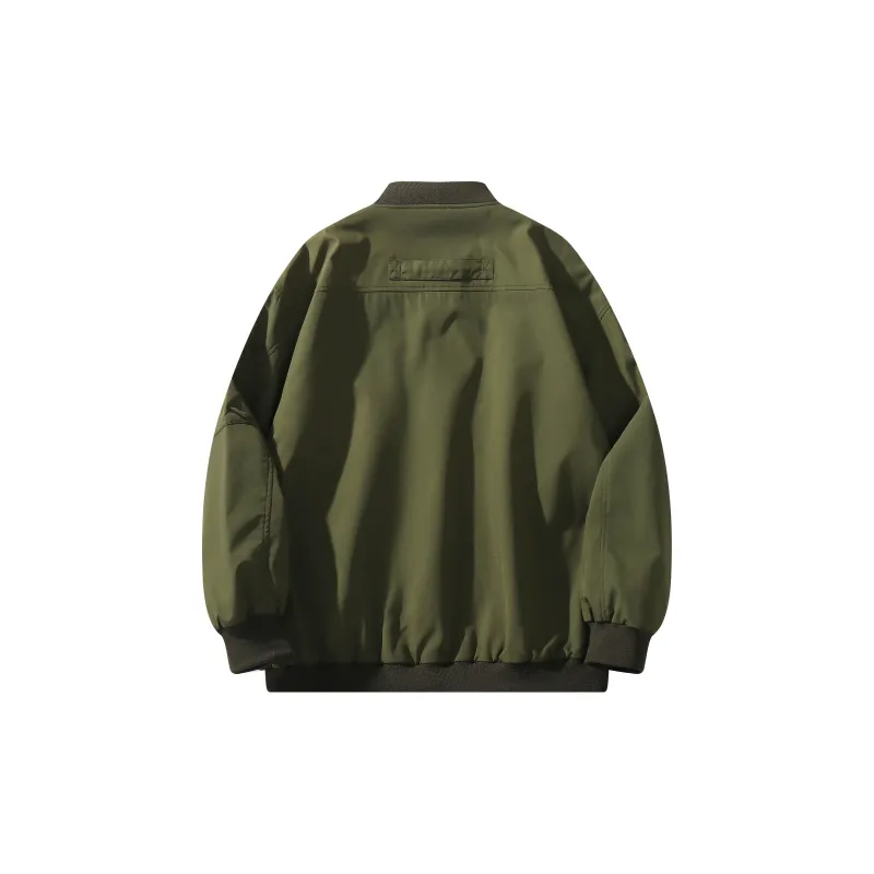 TITH Jackets Coats Unisex Army Green-1