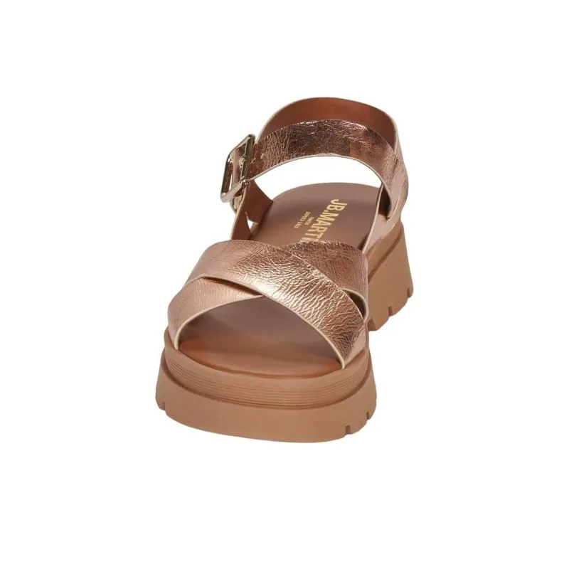 JB MARTIN DECIDEE One Strap Sandals 4cm Women's Gold-3