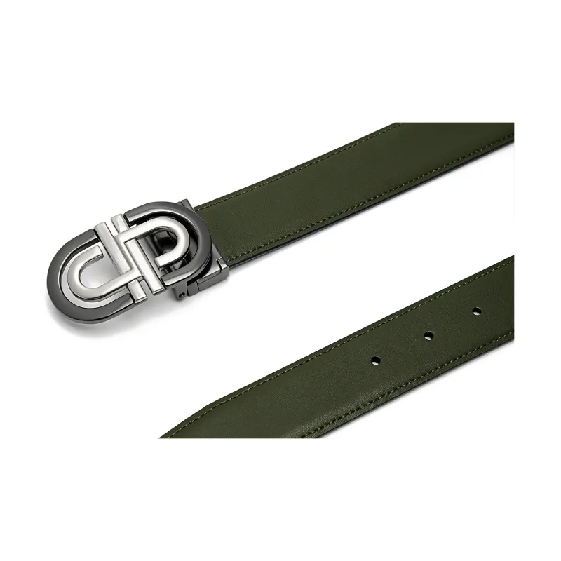 PEDRO Cow Split Leather Leather Belts Men's Width 3.3cm-3