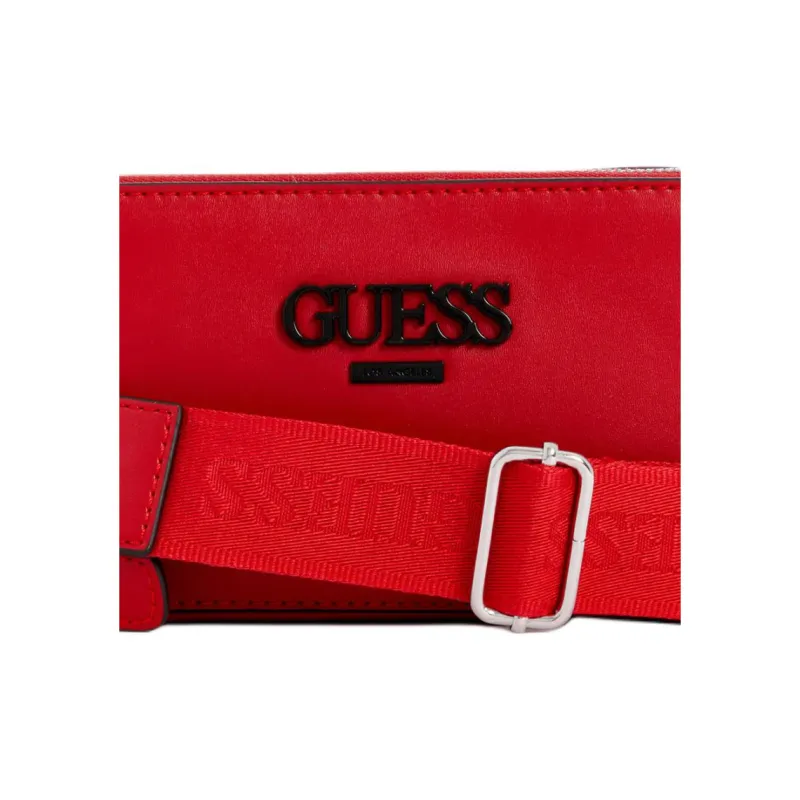 GUESS Artificial Leather Crossbody Bag Women's Red-3