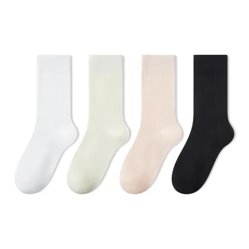 Moremoli Mid Calf Socks Women's 4 Pack