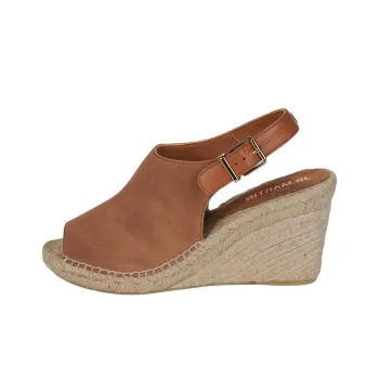 JB MARTIN Ines Wedge Heel High Heels 9cm Women's Brown