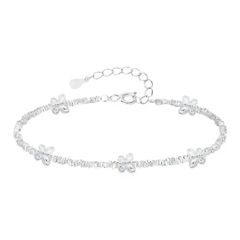 FR 925 Sterling Silver Bracelets Women's