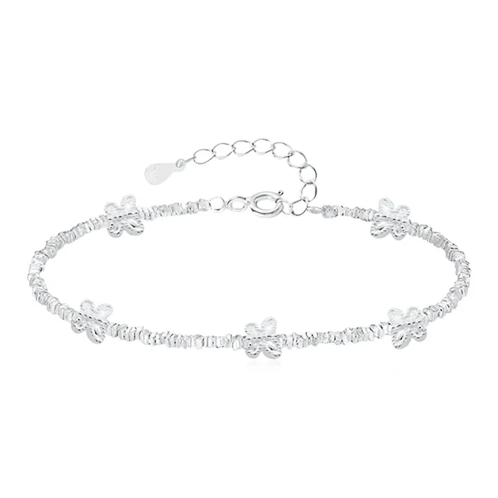 FR 925 Sterling Silver Bracelets Women's-0