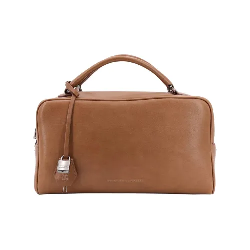 Brunello Cucinelli Logo Stamp Zipped Tote Bag