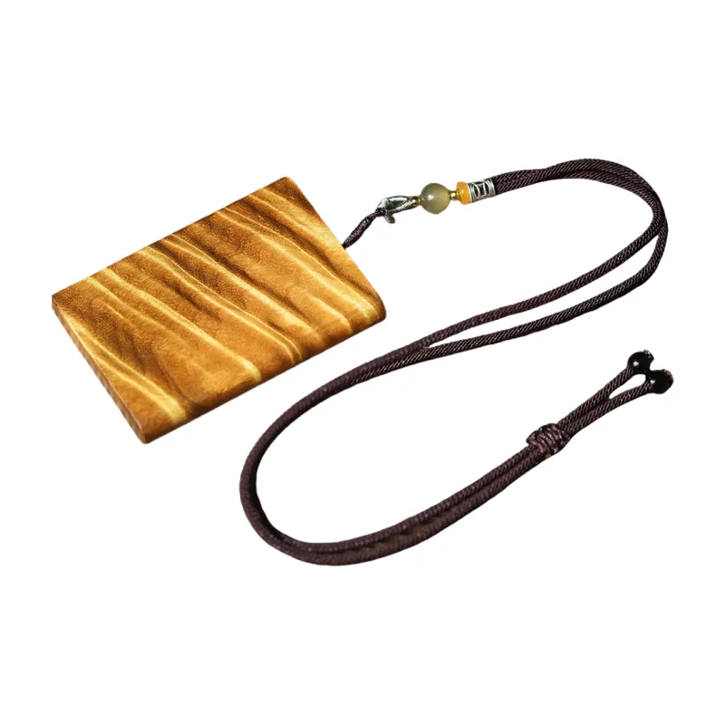 Immortality Phoebe Zhennan Wooden Pendant Unisex-0