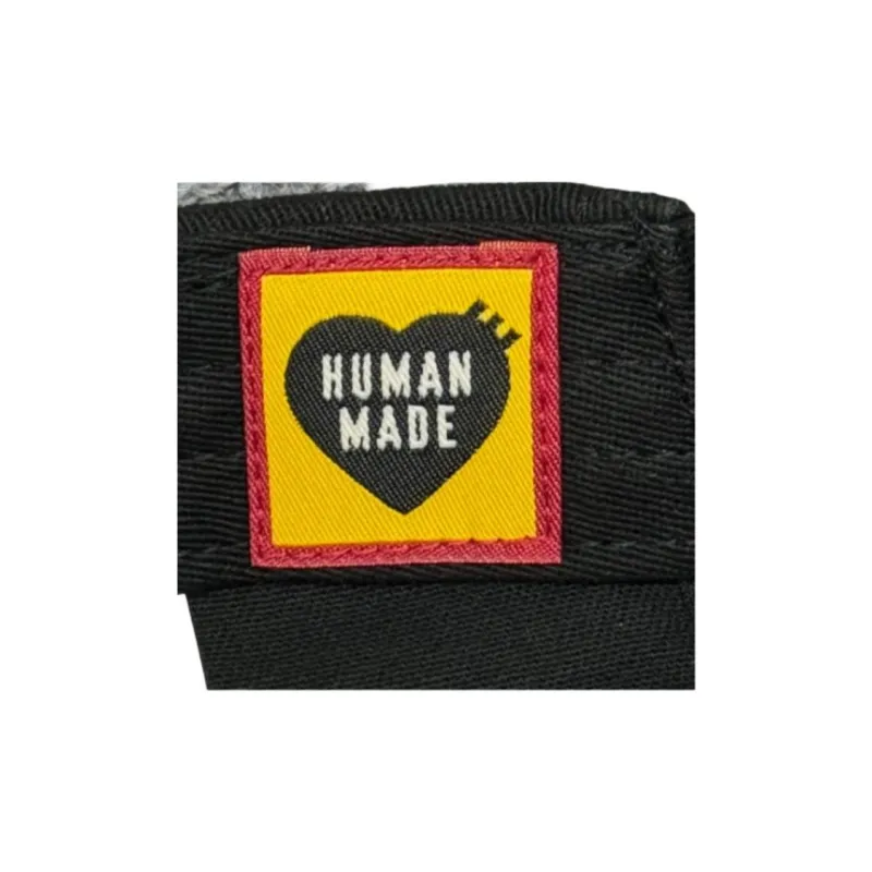 HUMAN MADE Cotton Baseball Caps Unisex Black-4