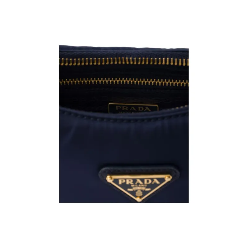PRADA Re Edition Polyamide Handbag Mini Women's Sea Blue-4