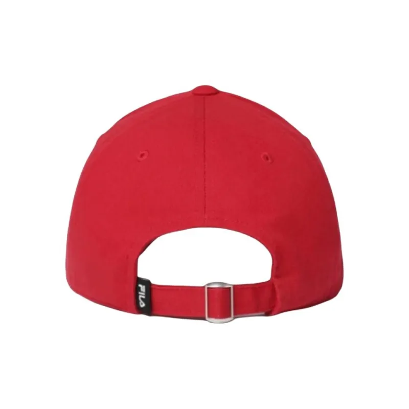 FILA 100% Cotton Baseball Caps Unisex Red-2