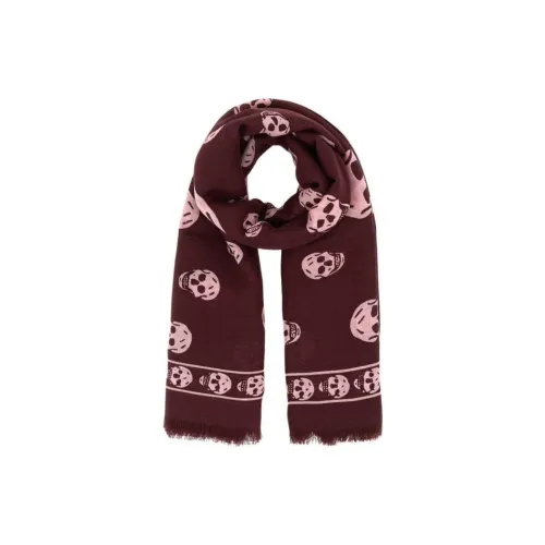 Alexander McQueen Knit Scarves Women's Red
