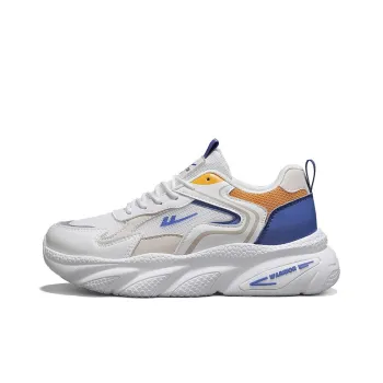 WARRIOR Chunky Sneakers Men Low Top Yellow