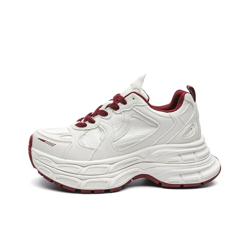 ABIDJAN Wear-Resistant Height Increasing Low-Top Chunky Sneakers Women's-6