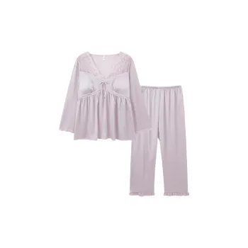 Sleeping Beauty Pajama Set Women's Light Purple