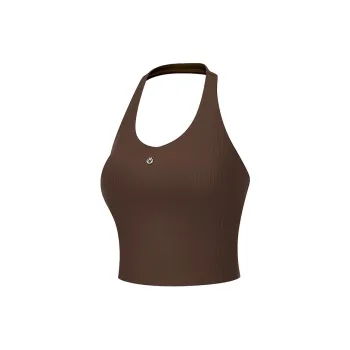 TITIKAACTIVE Yoga Tank Top Women's Sun Dried Brown