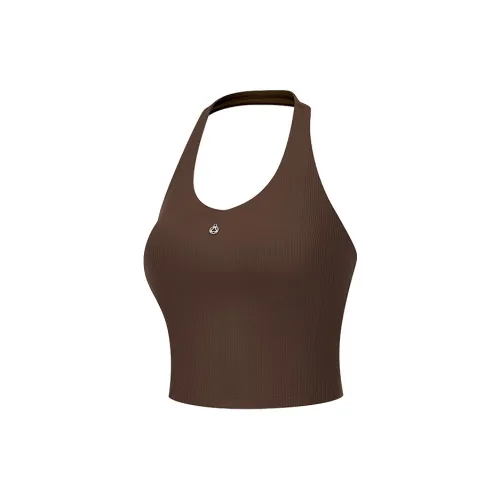TITIKAACTIVE Yoga Tank Top Women's Sun Dried Brown