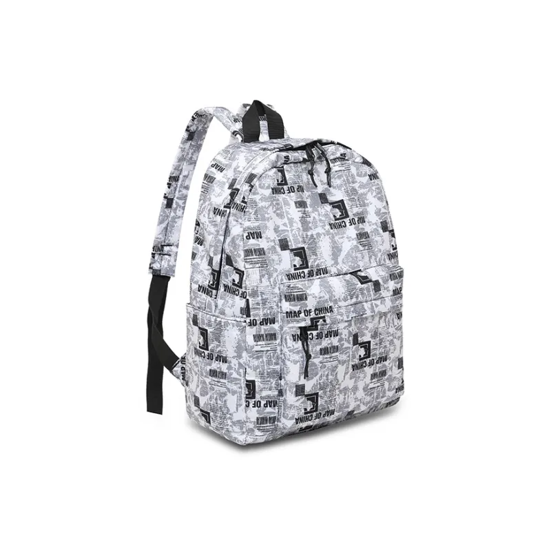 ResNonverba Nylon Backpack Regular Unisex White/Green/Blue-3