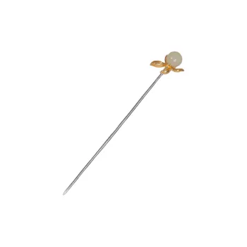 Royal Heaven's Choice Hairpins Pale Greenish White Jade Unisex