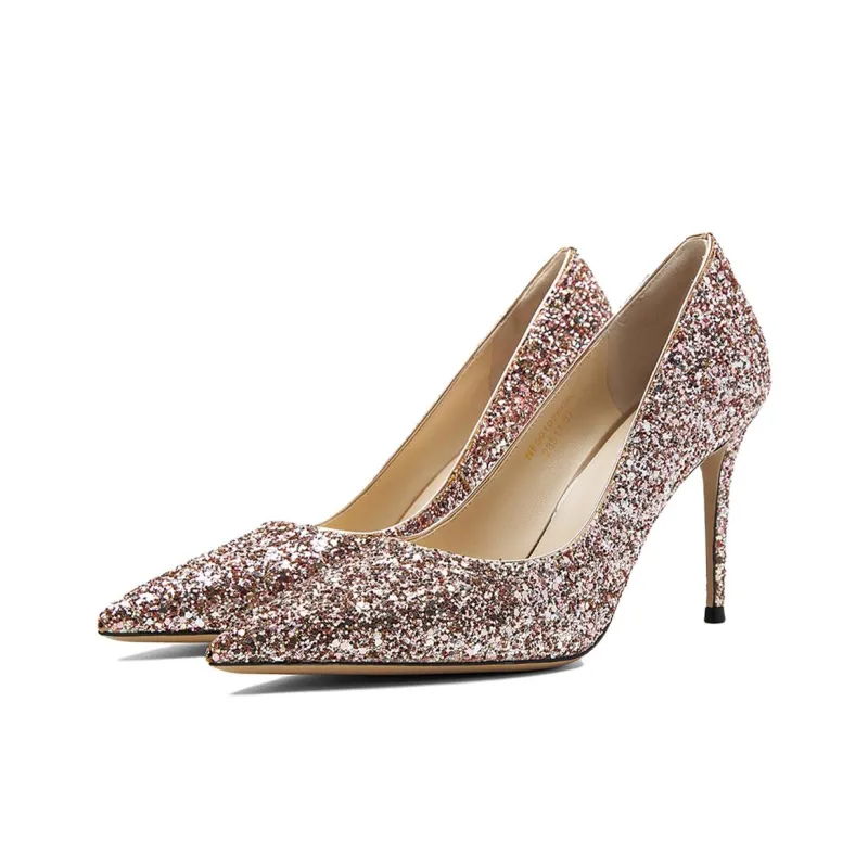 NINE WEST Slim Heel High Heels 9.5cm Women's-7