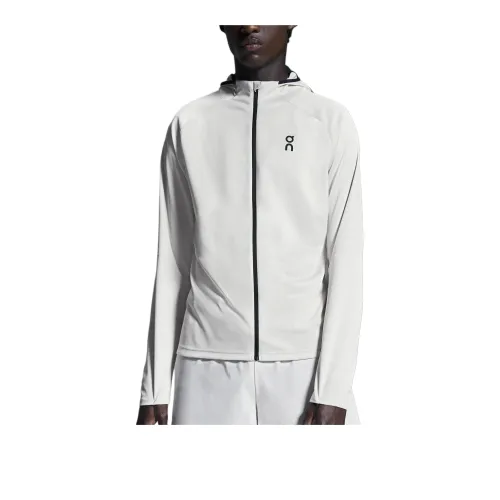 On Climate Zip Hoodie Jackets Coats Men's Silver