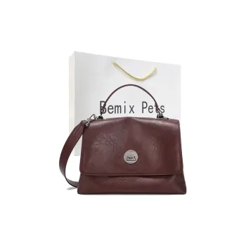 BEMIX PETS Cow Leather Crossbody Handbag Regular Women's Chocolate