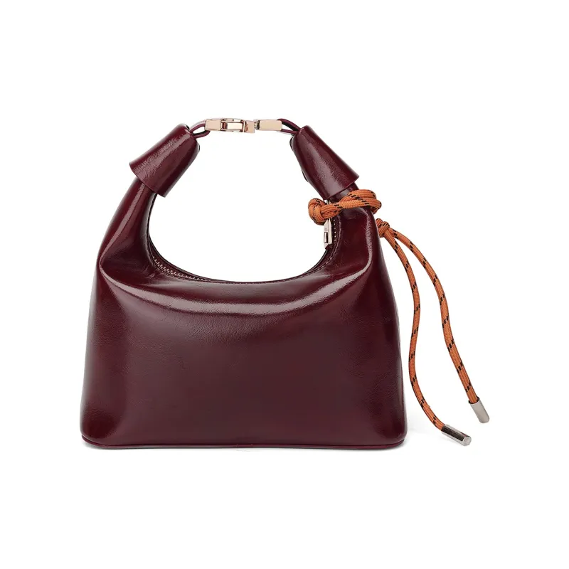 MEXICAN PU Crossbody Bag Regular Women's Angora Red/Black/Cinnamon Brown-1