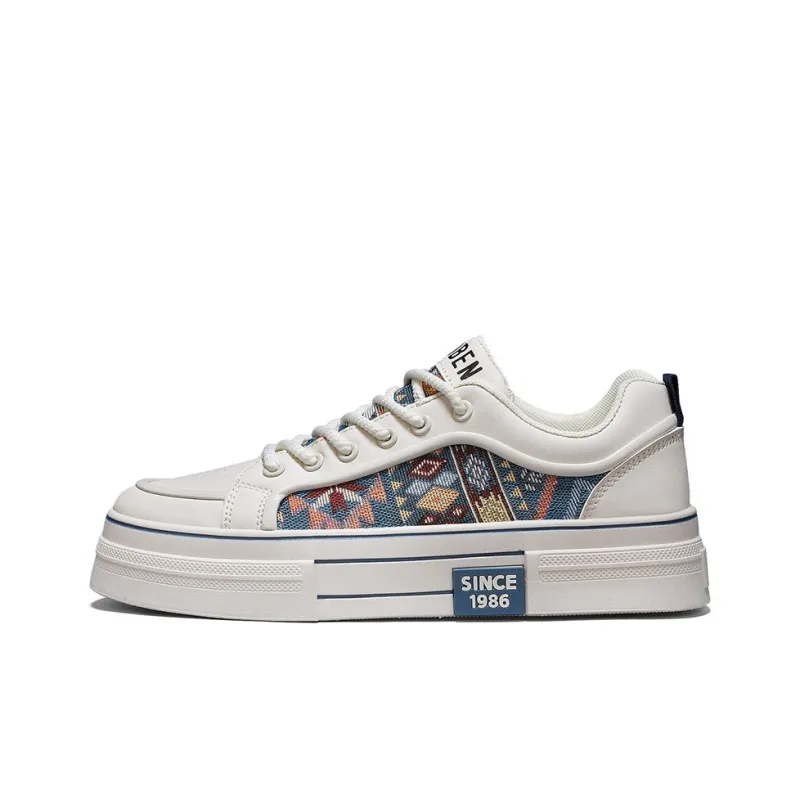 RENBEN Anti-Slip And Wear-Resistant Height Increasing Low-Top Skateboard Shoes Men's-14