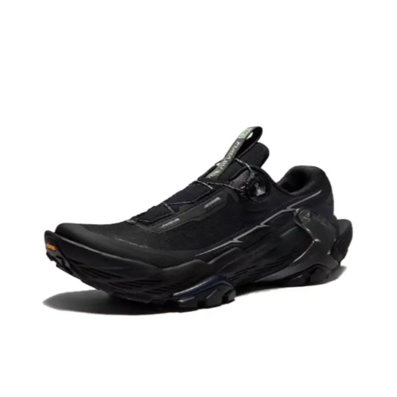 KAILAS FUGA Cushioned Slip-Resistant Low-Top Trail Running Running Shoes Women's Ink Black-1