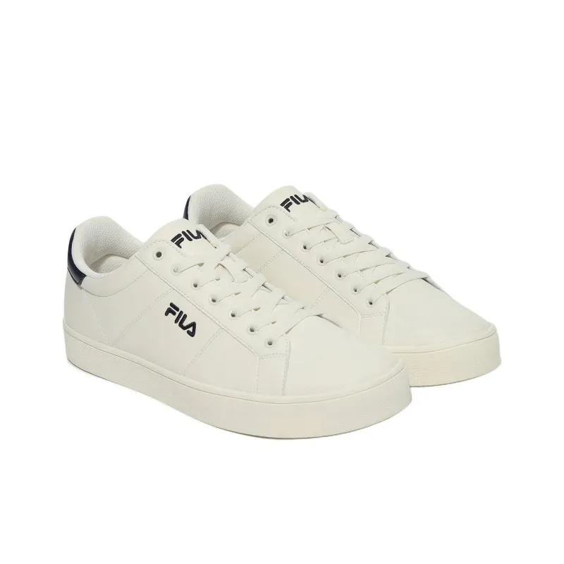 FILA Coat Deluxe V2 Anti Slip Wear Resistant Low Top Skateboard Shoes Unisex White-2