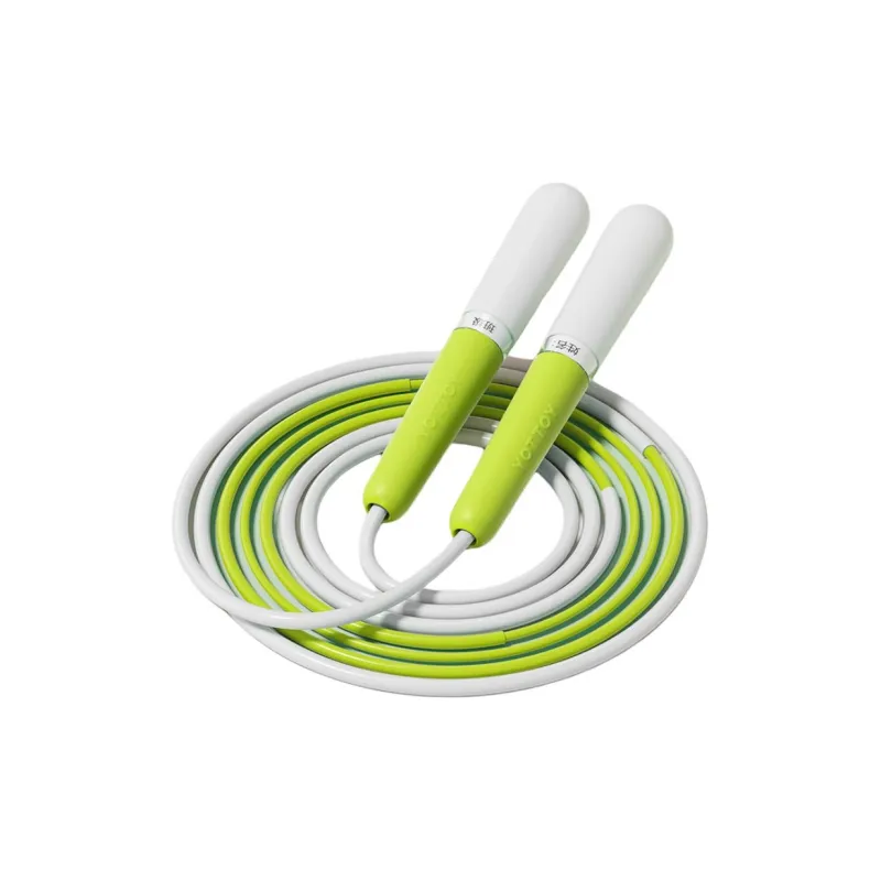 YOTTOY Aerobic Fat Reduction Non Countable Jump Ropes Students Handle Material PP, Rope Material TPE PVC 2.8m-6