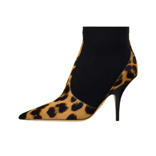 FERRAGAMO Flame Ankle Boots 9.5cm Women's Yellow