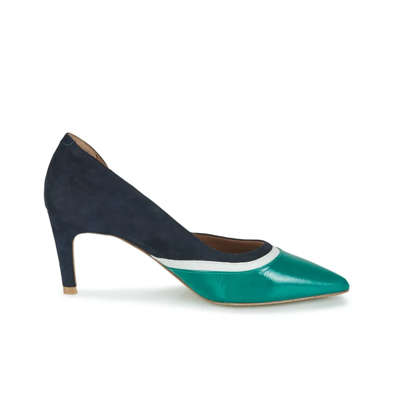 JB MARTIN Etna Slim Heel High Heels Women's Green-1