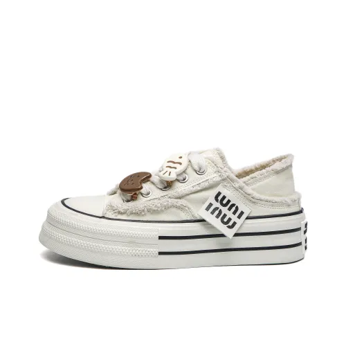 Alan Vincent Slip Resistant Breathable Height Increasing Low Top Canvas Shoes Women's