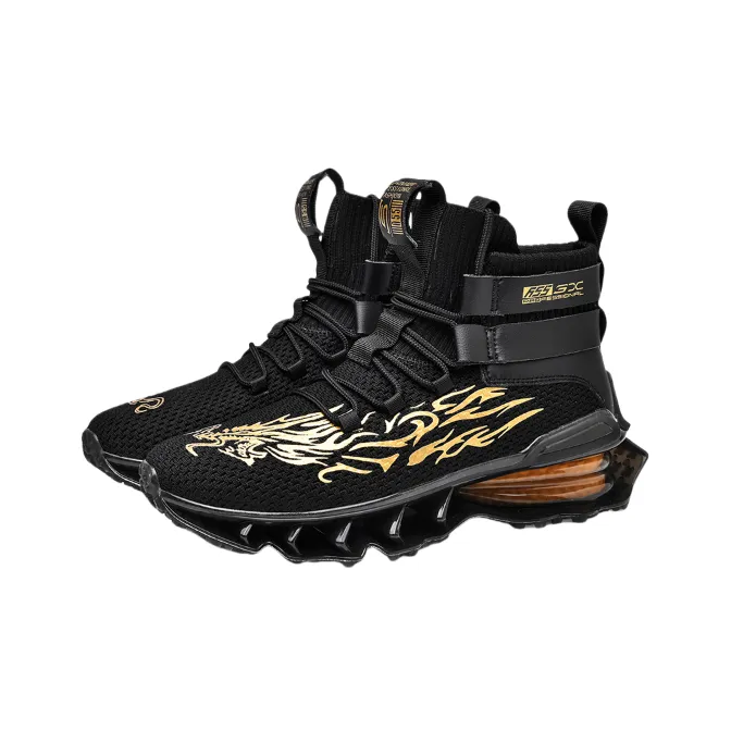 Jerden Smith Cushioning, Breathable, And Wide Coverage High Top Casual Shoes Men's-2