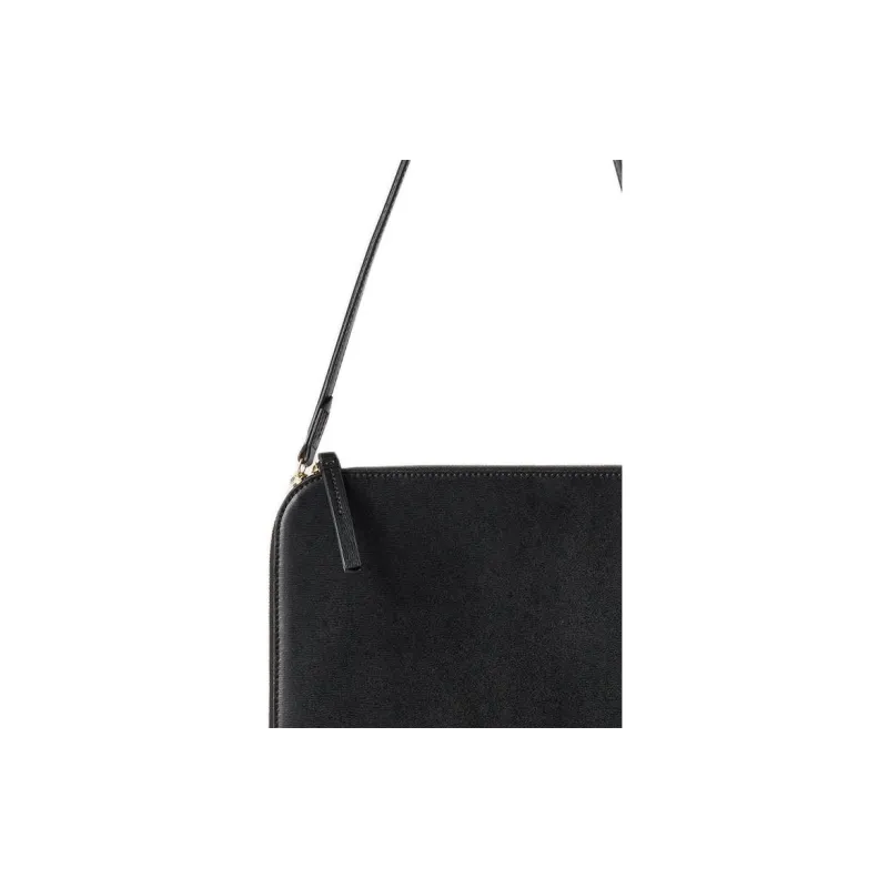TOTEME Cow Leather Handbag Women's Black-3