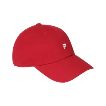 FILA Cotton Baseball Caps Women's Red