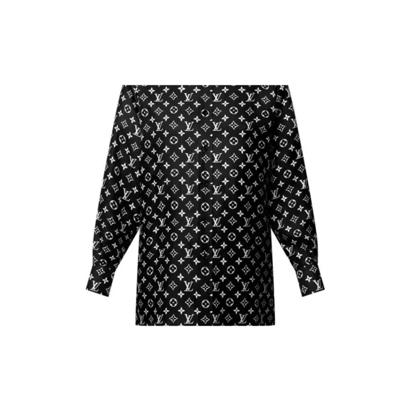 LOUIS VUITTON Monogram Silk Shirt-4