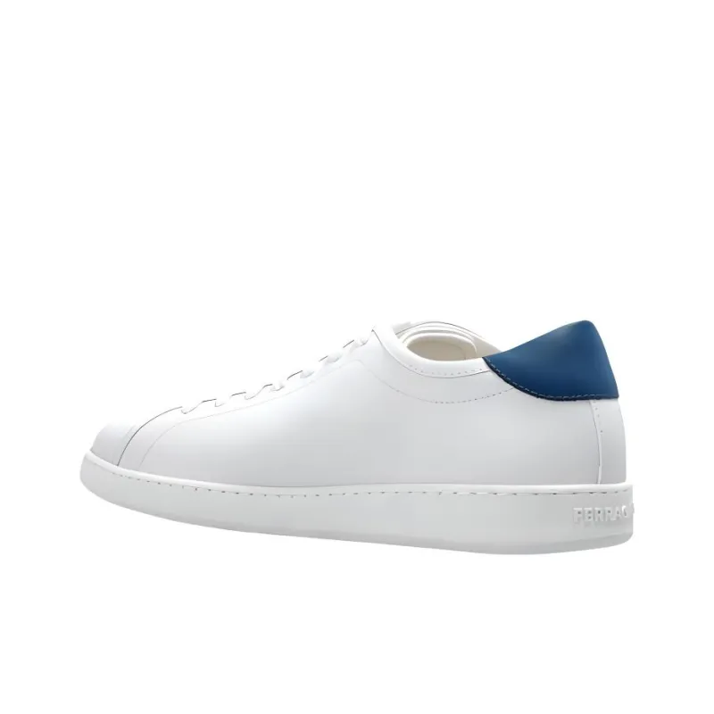 FERRAGAMO Brandy1 Low Top Casual Shoes Men's White-3