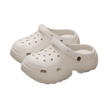 ECAC Summer Platform Puff Slip Resistant Soft Sole Eva Slippers