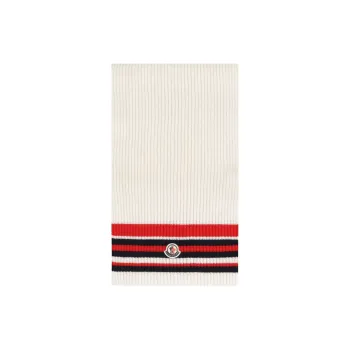 Moncler Logo Patch Knitted Scarf