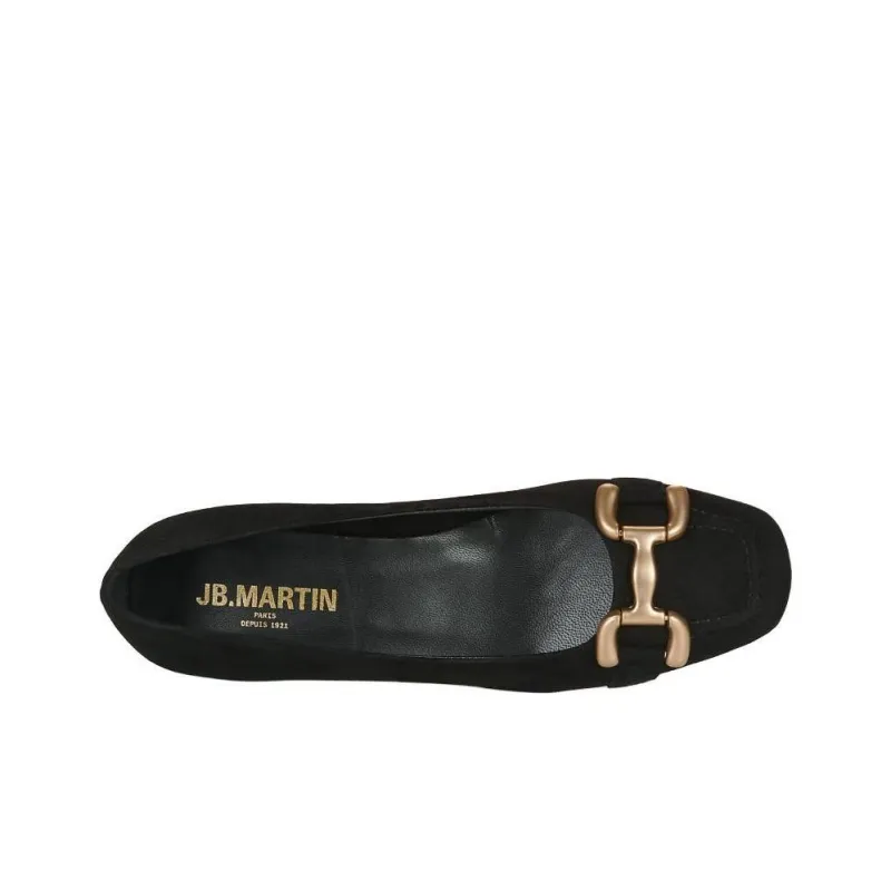 JB MARTIN Vickie Chunky Heel High Heels 3cm Women's Black-5