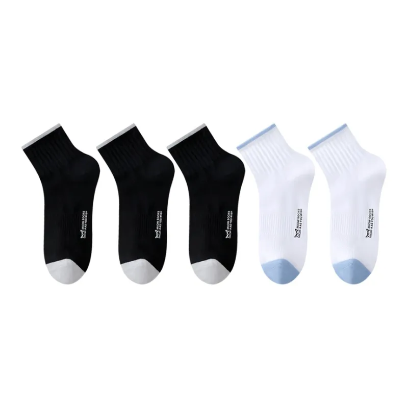 MIIOW Cool One Summer Series Mid Calf Socks Men's 5 Pack-14