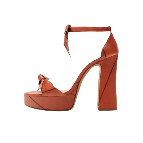 Alexandre Birman Clarita Strap Sandals 12cm Women's Orange