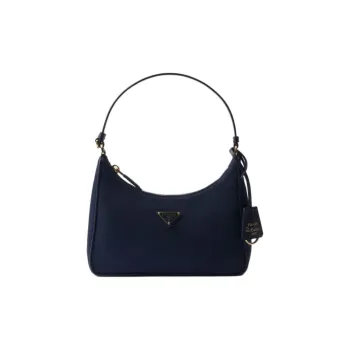 PRADA Re Edition Polyamide Handbag Mini Women's Sea Blue