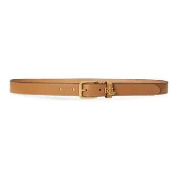 LAUREN RALPH LAUREN Genuine Leather, Leather Belts Women's Brown Width 2CM