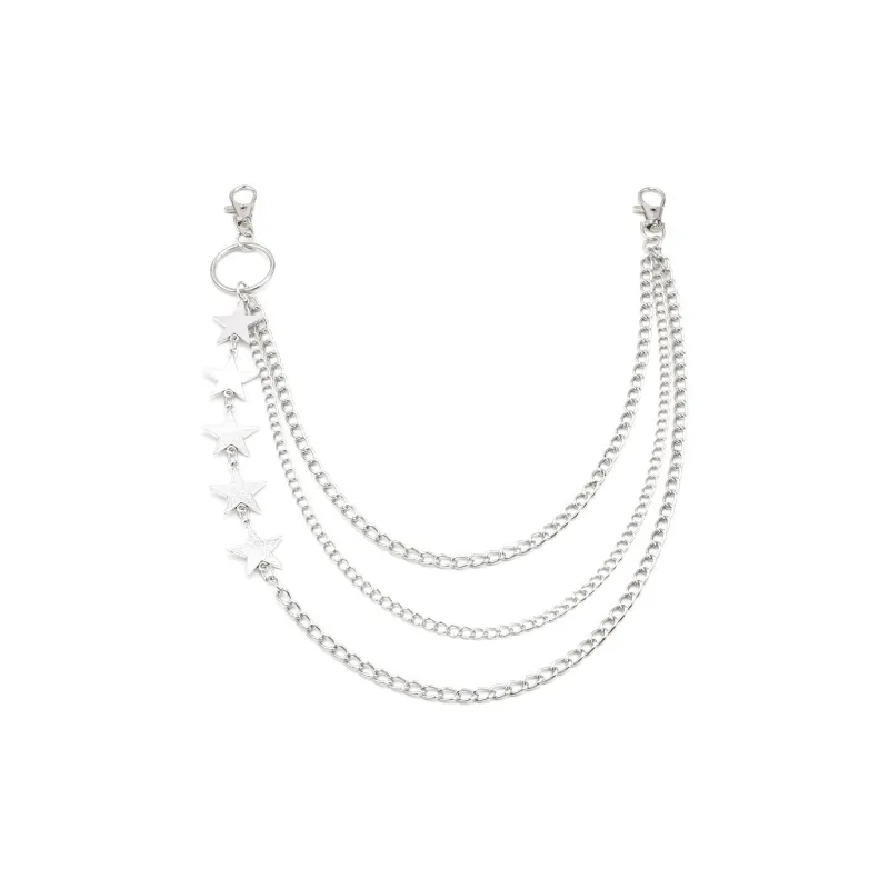 CHRROTA Metal Pants Chains Unisex-0